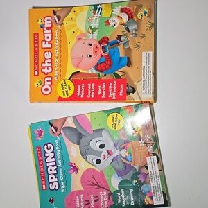 FREE with Purchase SCHOLASTIC Wipe Clean Activity Books 2